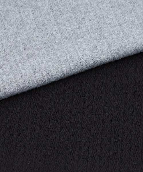 Crownor(クラウノアー)の「ウェーブジャガード 半袖ポロシャツ(ポロシャツ・メンズ・ブラック/グレー・LARGE/MEDIUM)」の7枚目の写真