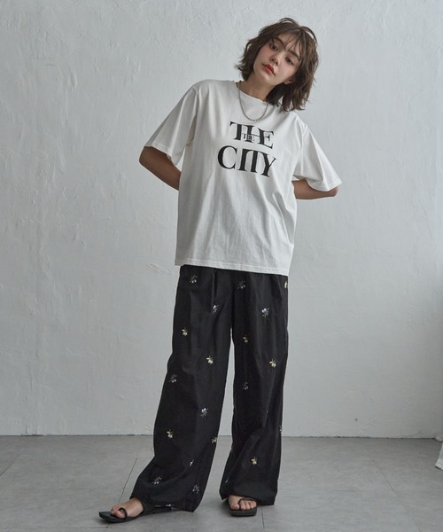 notch.(ノッチ)の「花柄刺繍イージーパンツ(その他パンツ・レディース・ブラウン/ブラック・M/TM)」の20枚目の写真
