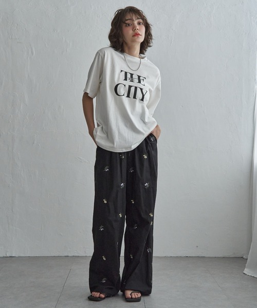 notch.(ノッチ)の「花柄刺繍イージーパンツ(その他パンツ・レディース・ブラウン/ブラック・M/TM)」の21枚目の写真