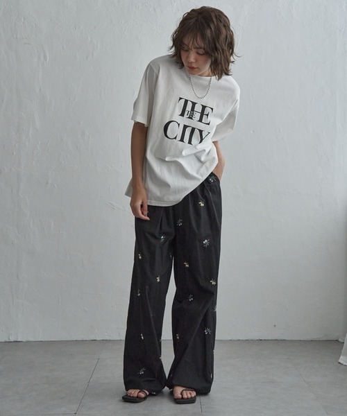 notch.(ノッチ)の「花柄刺繍イージーパンツ(その他パンツ・レディース・ブラウン/ブラック・M/TM)」の22枚目の写真