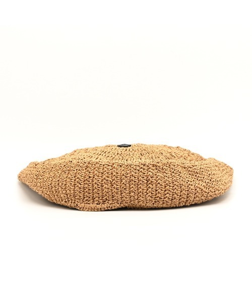 CLEDRAN(クレドラン)の「【ペーパー × 羊革】CL3959 HAND&WORK PAPER WIDE CIRCLE BAG(かごバッグ・レディース・ブラック/ダークベージュ・FREE)」の7枚目の写真