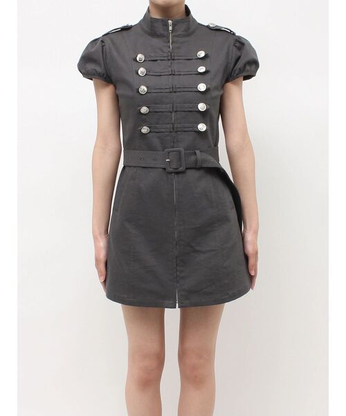 jouetie（ジュエティ）の「【Xバズアイテム！】ナポレオンミニワンピース　夏服（ワンピース・レディース・ブルー/カーキ/ブラック・FREE）」の19枚目の写真