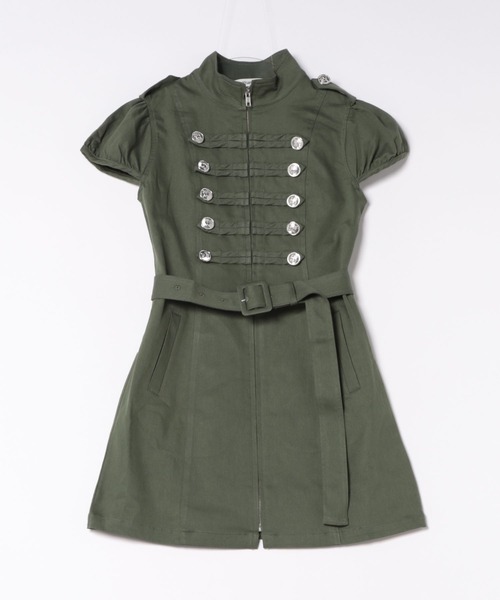 jouetie（ジュエティ）の「【Xバズアイテム！】ナポレオンミニワンピース　夏服（ワンピース・レディース・ブルー/カーキ/ブラック・FREE）」の5枚目の写真