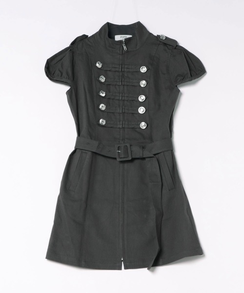 jouetie（ジュエティ）の「【Xバズアイテム！】ナポレオンミニワンピース　夏服（ワンピース・レディース・ブルー/カーキ/ブラック・FREE）」の6枚目の写真