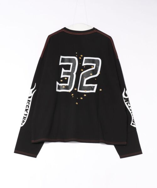 Little sunny bite（リトルサニーバイト）の「littlesunnybite/リトルサニーバイト/lovely big tee（Tシャツ/カットソー・レディース・ブラック/その他24/ホワイト・S/M）」の4枚目の写真