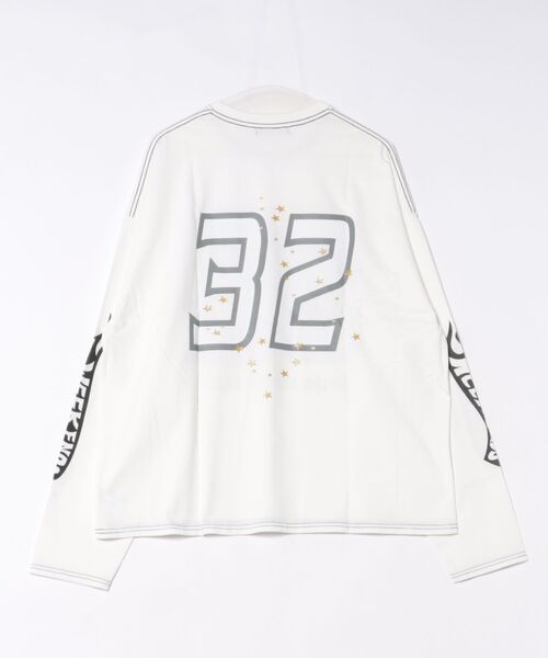 Little sunny bite（リトルサニーバイト）の「littlesunnybite/リトルサニーバイト/lovely big tee（Tシャツ/カットソー・レディース・ブラック/その他24/ホワイト・S/M）」の6枚目の写真