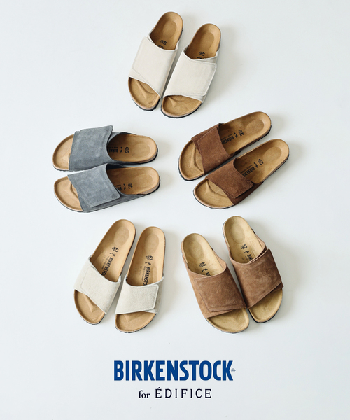 BIRKENSTOCK(ビルケンシュトック)の「BIRKENSTOCK (ビルケンシュトック) 別注 SOLANA(サンダル・メンズ・チャコールグレー/アイボリー/ブラウン・41/40/44/43/42)」の4枚目の写真