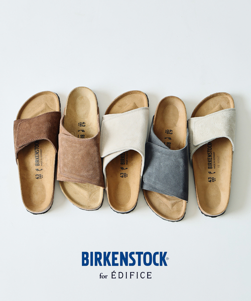 BIRKENSTOCK(ビルケンシュトック)の「BIRKENSTOCK (ビルケンシュトック) 別注 SOLANA(サンダル・メンズ・チャコールグレー/アイボリー/ブラウン・41/40/44/43/42)」の5枚目の写真