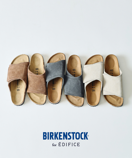 BIRKENSTOCK(ビルケンシュトック)の「BIRKENSTOCK (ビルケンシュトック) 別注 SOLANA(サンダル・メンズ・チャコールグレー/アイボリー/ブラウン・41/40/44/43/42)」の6枚目の写真