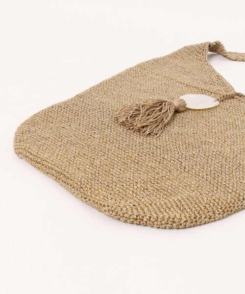 NOMBRE IMPAIR(ノンブルアンペール)の「【ANAN'S】パールフリンジクロシェBAG(ショルダーバッグ・レディース・シルバー/ゴールド・FREE)」の4枚目の写真