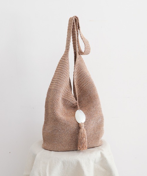 NOMBRE IMPAIR(ノンブルアンペール)の「【ANAN'S】パールフリンジクロシェBAG(ショルダーバッグ・レディース・シルバー/ゴールド・FREE)」の2枚目の写真