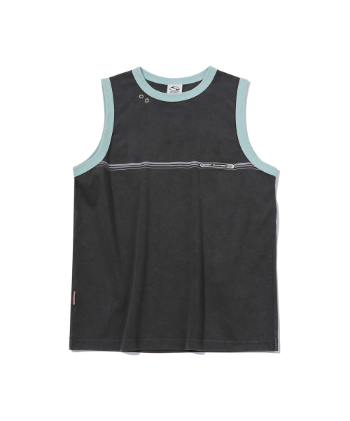 SPORT CHAMBER(スポーツチャンバー)の「SC 3ポイントスリーブレス(チャコール)(Tシャツ/カットソー・レディース・その他・2/3)」の1枚目の写真