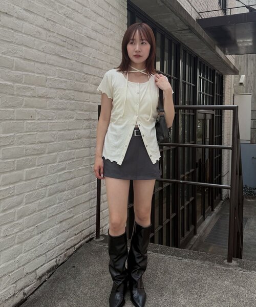 mline（エムライン）の「[mline]ベルト付きスカート（スカート・レディース・グレー・SMALL/MEDIUM/LARGE）」の6枚目の写真