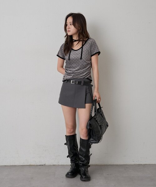 mline（エムライン）の「[mline]ベルト付きスカート（スカート・レディース・グレー・SMALL/MEDIUM/LARGE）」の10枚目の写真