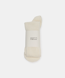 MARQUEE PLAYER(マーキープレイヤー)の「MARQUEE PLAYER HYBRID RIB SOCKS Hi IVORYWHITE 9021(ソックス/靴下)」