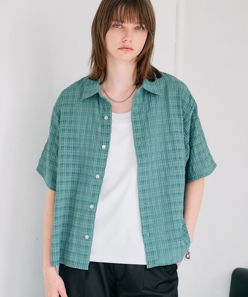 SELLE GLANT(セレグランテ)の「ASSORTED DESIGN REGULAR SHIRT / アソートデザインレギュラーシャツ(シャツ/ブラウス・メンズ・ブラック/ブルーグリーン/ブルー/チャコールグレー/オフホワイト・LARGE/SMALL/MEDIUM)」の5枚目の写真