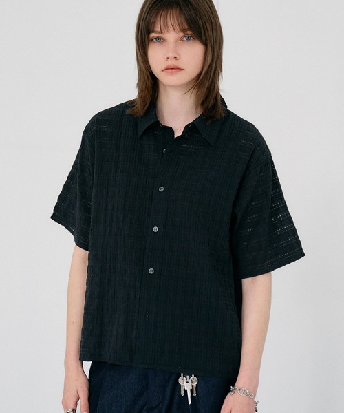 SELLE GLANT(セレグランテ)の「ASSORTED DESIGN REGULAR SHIRT / アソートデザインレギュラーシャツ(シャツ/ブラウス・メンズ・ブラック/ブルーグリーン/ブルー/チャコールグレー/オフホワイト・LARGE/SMALL/MEDIUM)」の3枚目の写真