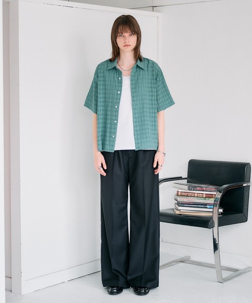 SELLE GLANT(セレグランテ)の「ASSORTED DESIGN REGULAR SHIRT / アソートデザインレギュラーシャツ(シャツ/ブラウス・メンズ・ブラック/ブルーグリーン/ブルー/チャコールグレー/オフホワイト・LARGE/SMALL/MEDIUM)」の13枚目の写真