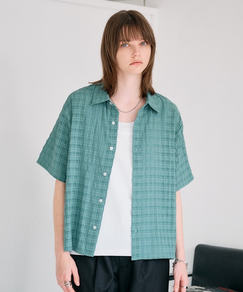 SELLE GLANT(セレグランテ)の「ASSORTED DESIGN REGULAR SHIRT / アソートデザインレギュラーシャツ(シャツ/ブラウス・メンズ・ブラック/ブルーグリーン/ブルー/チャコールグレー/オフホワイト・LARGE/SMALL/MEDIUM)」の9枚目の写真