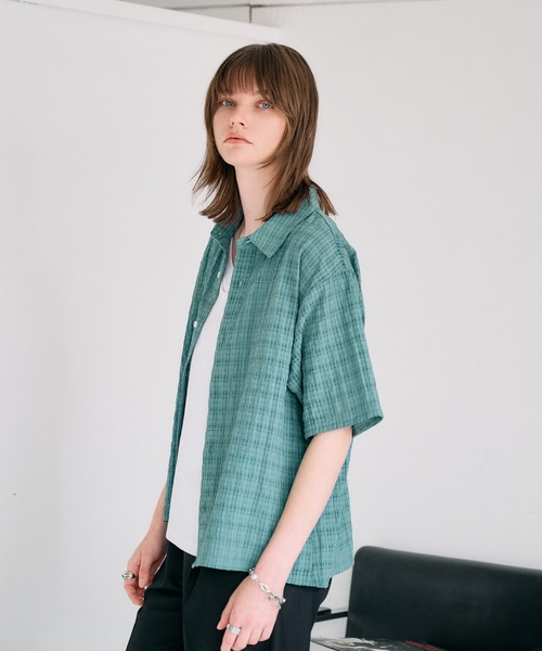 SELLE GLANT(セレグランテ)の「ASSORTED DESIGN REGULAR SHIRT / アソートデザインレギュラーシャツ(シャツ/ブラウス・メンズ・ブラック/ブルーグリーン/ブルー/チャコールグレー/オフホワイト・LARGE/SMALL/MEDIUM)」の10枚目の写真