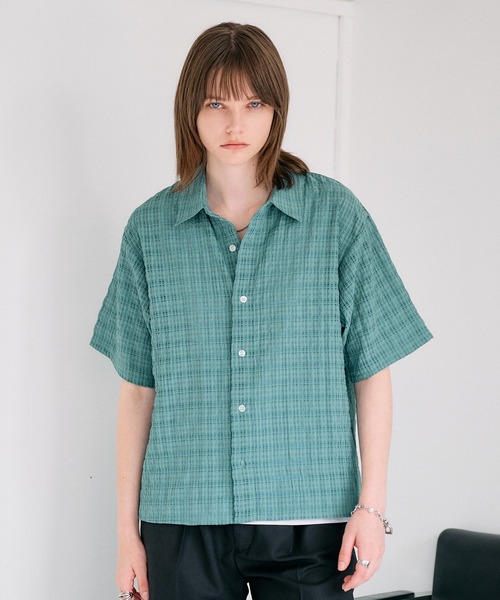 SELLE GLANT(セレグランテ)の「ASSORTED DESIGN REGULAR SHIRT / アソートデザインレギュラーシャツ(シャツ/ブラウス・メンズ・ブラック/ブルーグリーン/ブルー/チャコールグレー/オフホワイト・LARGE/SMALL/MEDIUM)」の7枚目の写真