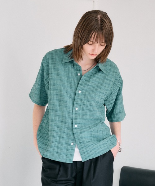 SELLE GLANT(セレグランテ)の「ASSORTED DESIGN REGULAR SHIRT / アソートデザインレギュラーシャツ(シャツ/ブラウス・メンズ・ブラック/ブルーグリーン/ブルー/チャコールグレー/オフホワイト・LARGE/SMALL/MEDIUM)」の8枚目の写真