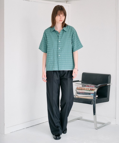 SELLE GLANT(セレグランテ)の「ASSORTED DESIGN REGULAR SHIRT / アソートデザインレギュラーシャツ(シャツ/ブラウス・メンズ・ブラック/ブルーグリーン/ブルー/チャコールグレー/オフホワイト・LARGE/SMALL/MEDIUM)」の18枚目の写真