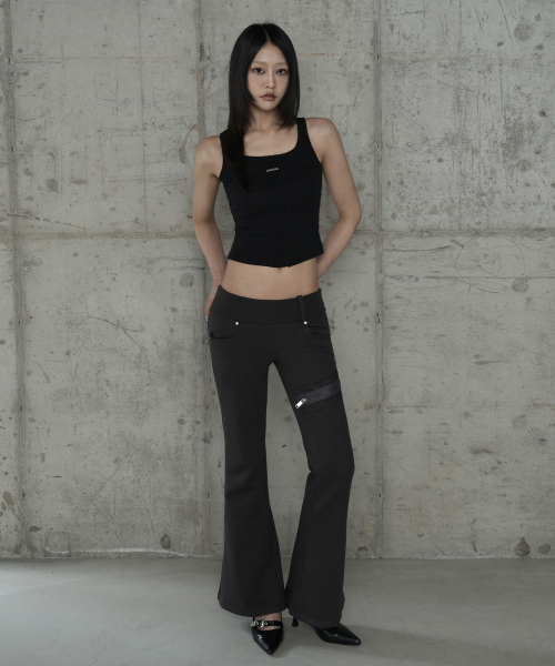 ETRE AU SOMMET(エトレオソメ)の「Crochet Point Short Sleeve (Black)(Tシャツ/カットソー・レディース・ブラック・FREE)」の5枚目の写真
