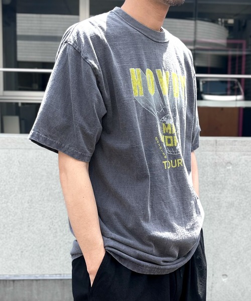 yield(イールド)の「【HOUSTON】ヒューストン PIGMENT PRINT TEE (HOWDY) ピグメントプリント半袖Tシャツ(Tシャツ/カットソー・メンズ・ホワイト/モカ/ネイビー/マスタード・L/XL/M)」の14枚目の写真