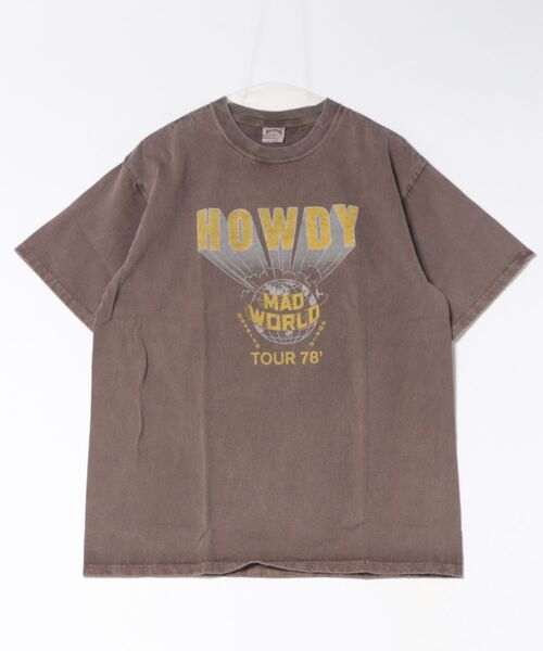 yield(イールド)の「【HOUSTON】ヒューストン PIGMENT PRINT TEE (HOWDY) ピグメントプリント半袖Tシャツ(Tシャツ/カットソー・メンズ・ホワイト/モカ/ネイビー/マスタード・L/XL/M)」の20枚目の写真