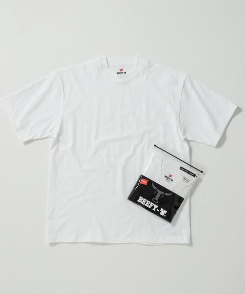 HANES(ヘインズ)の「『別注』HANES×DOORS BEEFY-T DOORS FIT SHORT-SLEEVE(Tシャツ/カットソー・メンズ・ホワイト/ブラック/ブルー/グレー/ブラウン/ネイビー・LARGE/MEDIUM/XXXL/XX-LARGE/X-LARGE)」の7枚目の写真