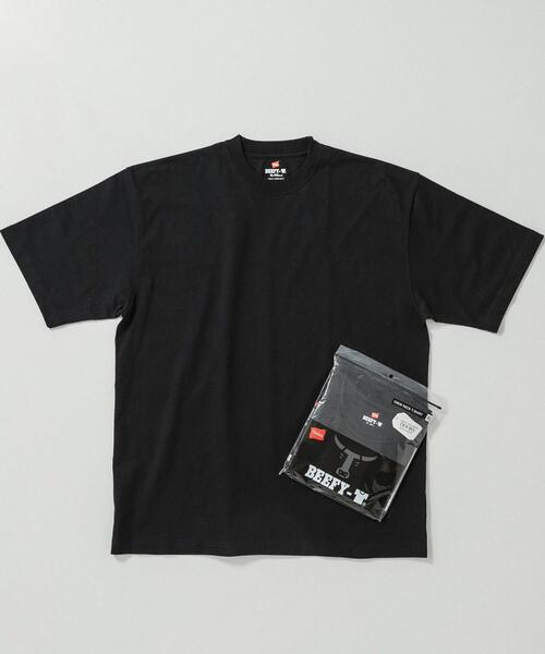 HANES(ヘインズ)の「『別注』HANES×DOORS BEEFY-T DOORS FIT SHORT-SLEEVE(Tシャツ/カットソー・メンズ・ホワイト/ブラック/ブルー/グレー/ブラウン/ネイビー・LARGE/MEDIUM/XXXL/XX-LARGE/X-LARGE)」の21枚目の写真