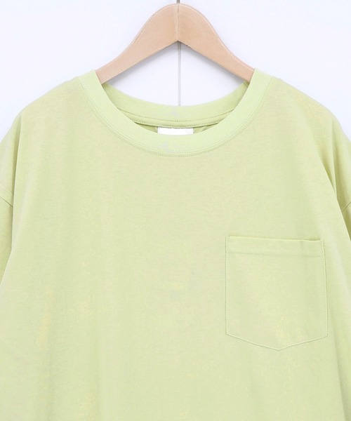 ScoLar(スカラー)の「162655:ブラックキャットマジック柄 接触冷感Tシャツ(Tシャツ/カットソー・レディース・グリーン/サックスブルー/ブラック/オフホワイト・M)」の20枚目の写真
