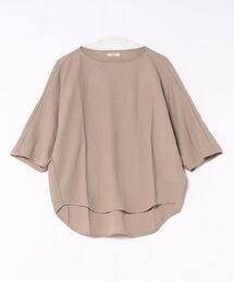 Jines（ジネス）の「ナチュラルスムース7分袖トップス（Tシャツ/カットソー）」