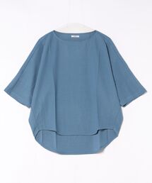 Jines（ジネス）の「ナチュラルスムース7分袖トップス（Tシャツ/カットソー）」