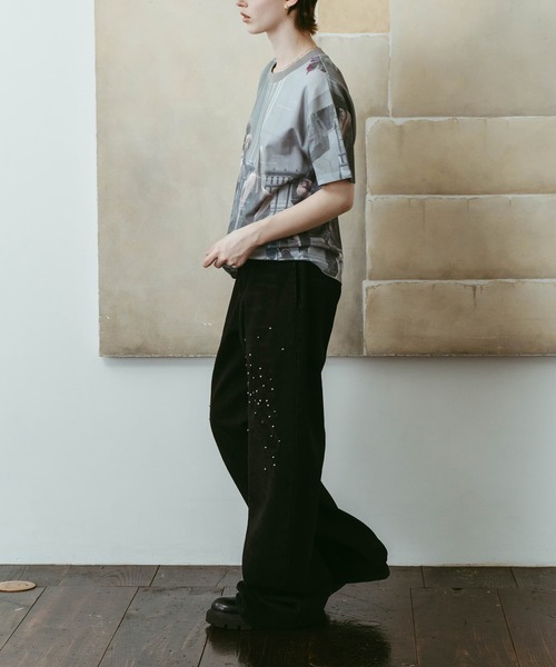 Knuth Marf(クヌースマーフ)の「【Knuth Marf】クヌースマーフ school graphic tee(Tシャツ/カットソー・レディース・マルチ・FREE)」の6枚目の写真