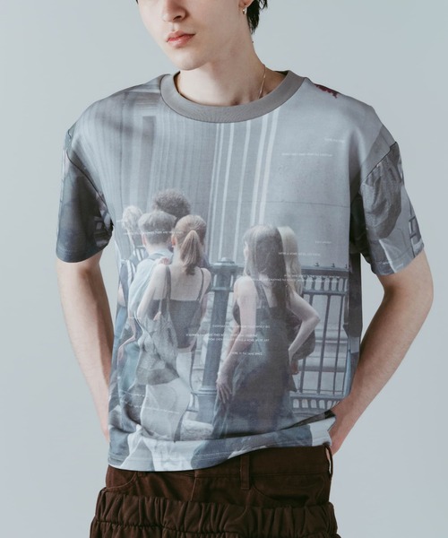 Knuth Marf(クヌースマーフ)の「【Knuth Marf】クヌースマーフ school graphic tee(Tシャツ/カットソー・レディース・マルチ・FREE)」の2枚目の写真