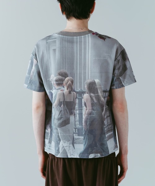 Knuth Marf(クヌースマーフ)の「【Knuth Marf】クヌースマーフ school graphic tee(Tシャツ/カットソー・レディース・マルチ・FREE)」の4枚目の写真
