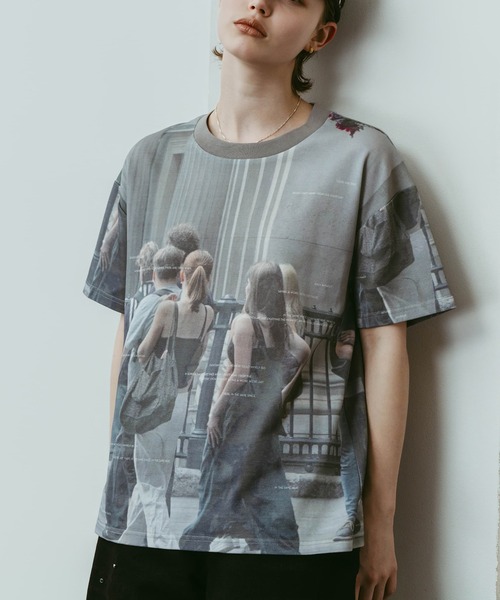 Knuth Marf(クヌースマーフ)の「【Knuth Marf】クヌースマーフ school graphic tee(Tシャツ/カットソー・レディース・マルチ・FREE)」の7枚目の写真
