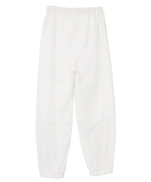 MANOF(マノフ)の「EMBROIDERY LACE JOGGER PANTS(その他パンツ・レディース・ホワイト/ブラック・S/M)」の20枚目の写真
