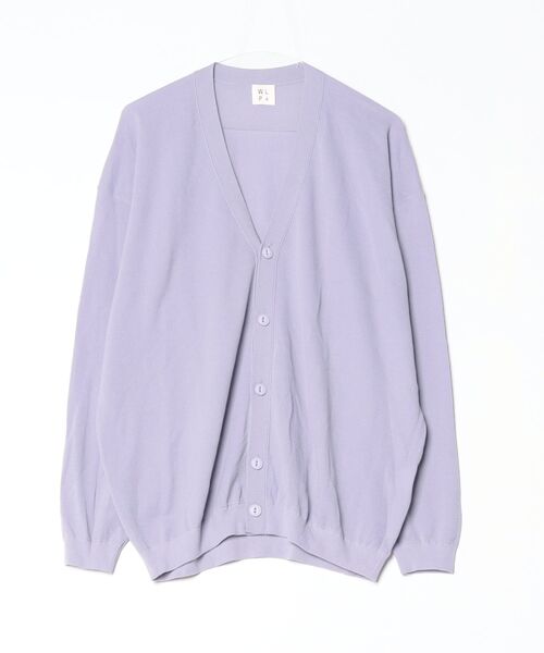fridge(フリッジ)の「【WLP】ダブルエルピー HIGH TWIST COTTON CARDIGAN(カーディガン/ボレロ・メンズ・グリーン/イエロー/ラベンダー/ブルー・MEDIUM/LARGE)」の3枚目の写真