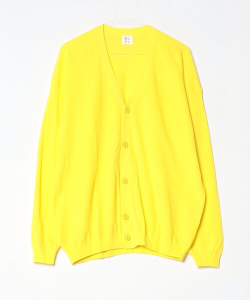 fridge(フリッジ)の「【WLP】ダブルエルピー HIGH TWIST COTTON CARDIGAN(カーディガン/ボレロ・メンズ・グリーン/イエロー/ラベンダー/ブルー・MEDIUM/LARGE)」の4枚目の写真