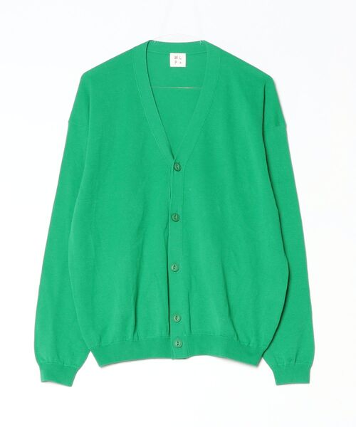 fridge(フリッジ)の「【WLP】ダブルエルピー HIGH TWIST COTTON CARDIGAN(カーディガン/ボレロ・メンズ・グリーン/イエロー/ラベンダー/ブルー・MEDIUM/LARGE)」の1枚目の写真