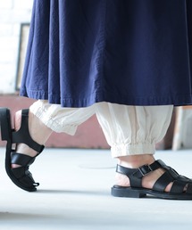 ワンピ好きが作った、くしゅっと裾パンツ