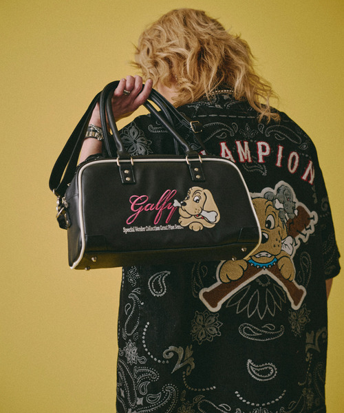 GALFY(ガルフィー)の「『GALFY/ガルフィー』プチ家出BAG【Z】(ボストンバッグ・レディース・ブラック/ピンク・FREE)」の6枚目の写真