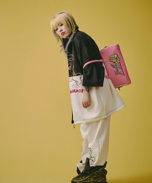 GALFY(ガルフィー)の「『GALFY/ガルフィー』プチ家出BAG【Z】(ボストンバッグ・レディース・ブラック/ピンク・FREE)」の11枚目の写真