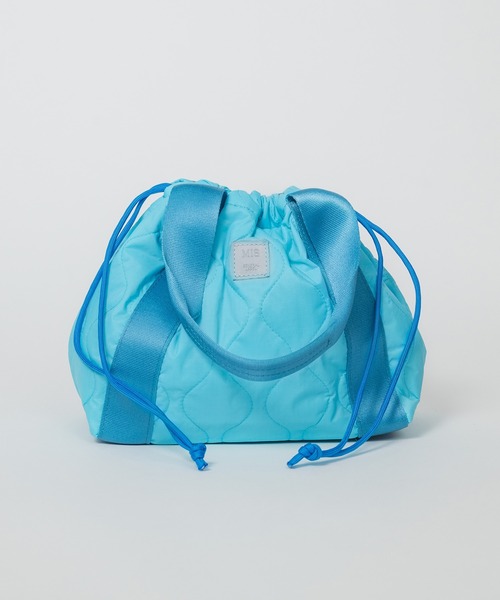 MIS（エムアイエス）の「MILITARY QUILTED MINI TOTE（トートバッグ・メンズ・ベージュ/グリーン/ブラック/ピンク/ブルー・ONESIZE）」の5枚目の写真