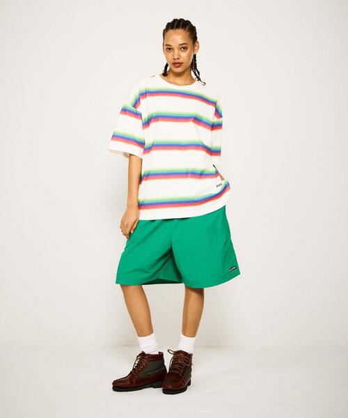LOTTO(ロット)の「LOTTO MULTI BORDER T-SHIRTS(Tシャツ/カットソー・メンズ・ホワイト・X-LARGE/MEDIUM/LARGE)」の1枚目の写真