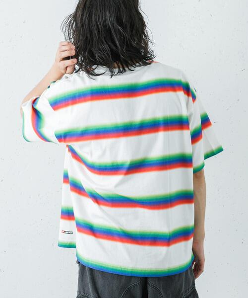LOTTO(ロット)の「LOTTO MULTI BORDER T-SHIRTS(Tシャツ/カットソー・メンズ・ホワイト・X-LARGE/MEDIUM/LARGE)」の5枚目の写真