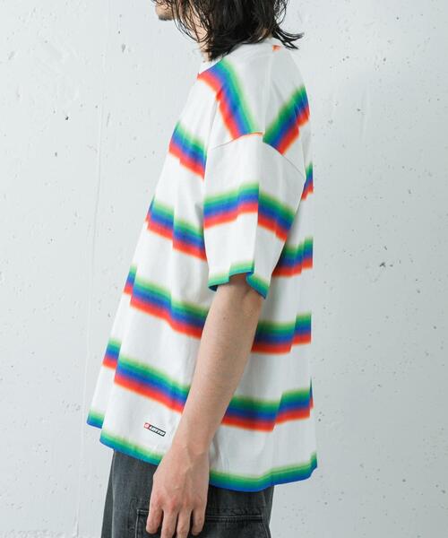 LOTTO(ロット)の「LOTTO MULTI BORDER T-SHIRTS(Tシャツ/カットソー・メンズ・ホワイト・X-LARGE/MEDIUM/LARGE)」の9枚目の写真